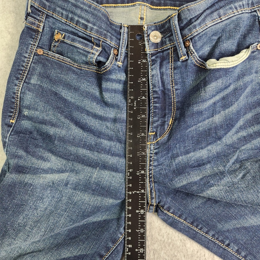 Denizen Levi's Jeans Women 24W Blue Denim High-Rise Dark Wash Stretch Skinny Leg - Picture 6 of 8